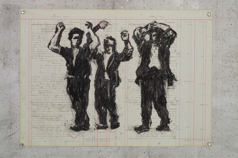 DAL MAR WAR IS OVER William Kentridge _Execution of Partisan, 2015. A Ravenna. Courtesy Galleria Lia Rumma