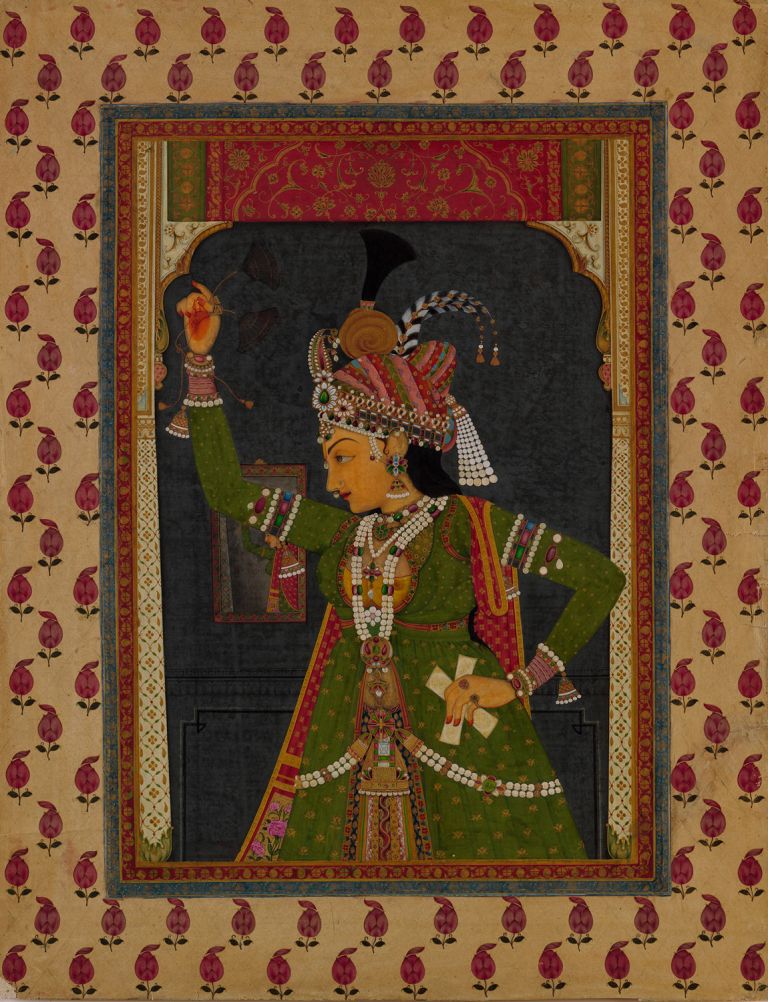 Woman of the court dressed as Radha, The Metropolitan Museum of Art, Gift of Evelyn Kranes Kossak, 2017