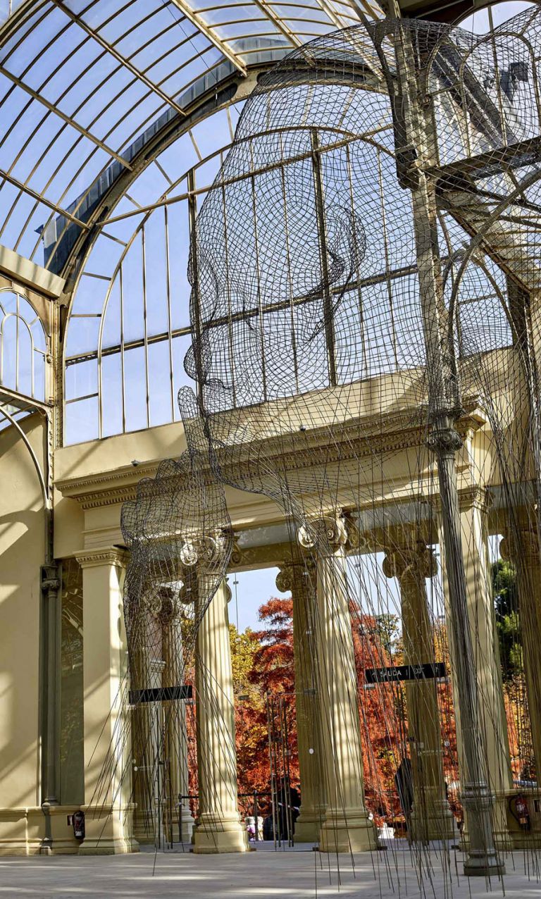 Vista de la exposición Jaume Plensa. Invisibles, en el Palacio de Cristal. Noviembre, 2018. Museo Nacional Centro de Arte Reina Sofía. Foto: Joaquín Cortés/Román Lores. Archivio fotográfico del Museo Reina Sofía