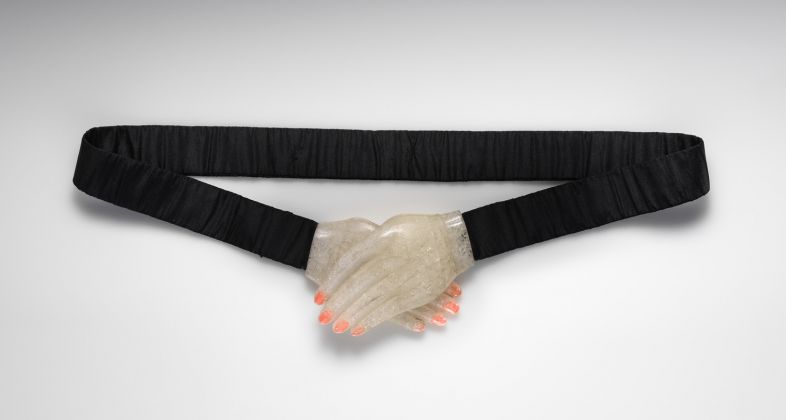 Evening belt Elsa Schiaparelli (Italian, 1890–1973) Fall 1934 Silk, plastic Brooklyn Museum Costume Collection at The Metropolitan Museum of Art, Gift of the Brooklyn Museum, 2009