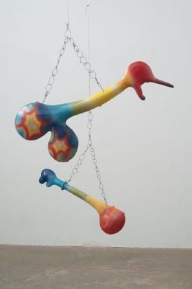 Alessandro Pessoli, Don Chisciotte & Sancho Panza, 2012, particolare. Courtesy Anton Kern Gallery, New York