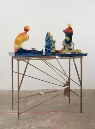 Alessandro Pessoli, The Bhaters, 2012. Courtesy Anton Kern Gallery, New York