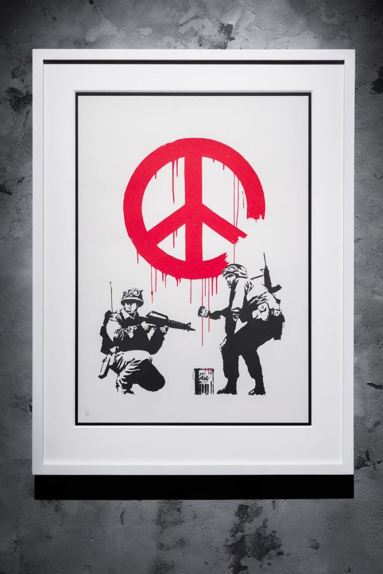 Banksy, CND Soldiers. Courtesy Sold Out