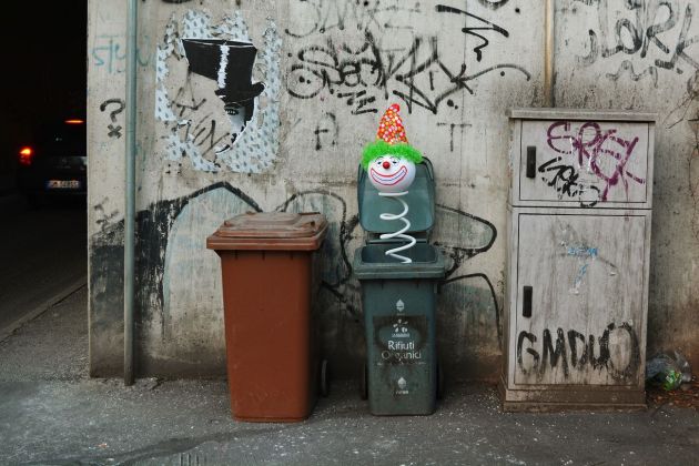 Biancoshock, Jack in the trash box, Milano, 2017