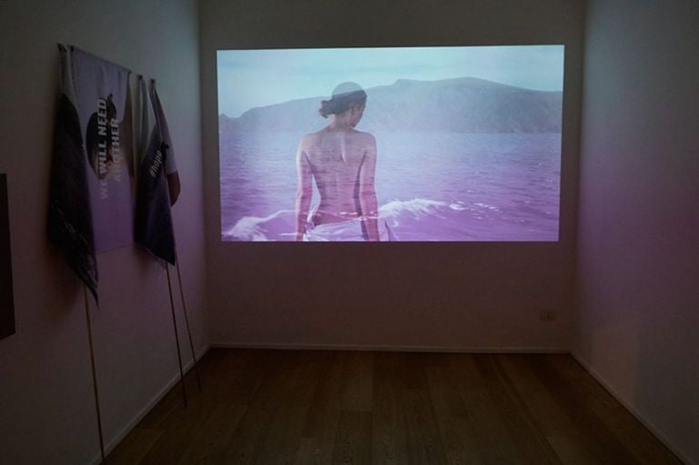 Crischa Venus Oswald. True. Installation view at Muratcentoventidue, Bari 2018