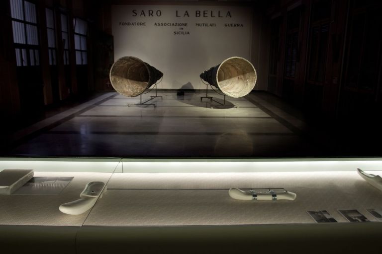 Daniele Franzella. Anabasi. Exhibition view at Casa del Mutilato, Palermo 2018. Photo Anabasi