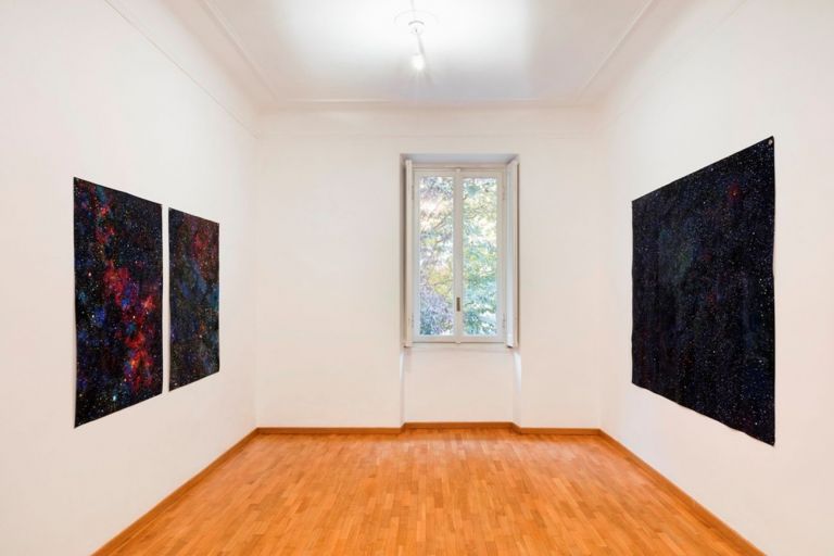 Federico Tosi. Goodbye bye bye. Installation view at Galleria Monica de Cardenas, Milano 2019. Courtesy Monica De Cardenas, Milano. Photo Andrea Rossetti