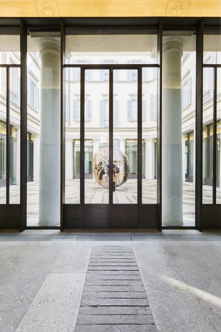Gallerie d’Italia, foto di Giovanna Silva dei quattro edifici in mostra. Courtesy la Triennale di Milano