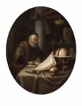 Gerrit Dou, Scholar Interrupted at His Writing, ca. 1635 © The Leiden Collection, New York