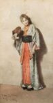 Giovanni Paolo Bedini, Il kimono, 1881. Courtesy Galleria Artifigurative, Valsamoggia. Photo Archivio fotografico Artifigurative