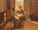 Giovanni Paolo Bedini, Il lavoro, olio su tela incollata su legno, s.d. Collezione privata