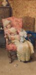 Giovanni Paolo Bedini, In contemplazione dei fiori, s.d. Collezione privata