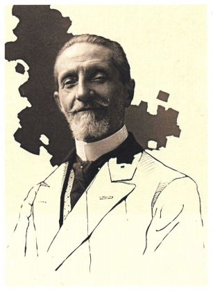 Giulio Ricordi, fotografia e tecnica mista di Carlo de Marchi, 1895 ca