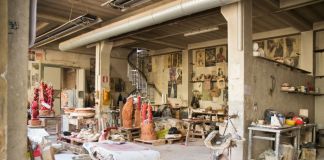 I laboratori della Fonderia Artistica Battaglia, a Milano