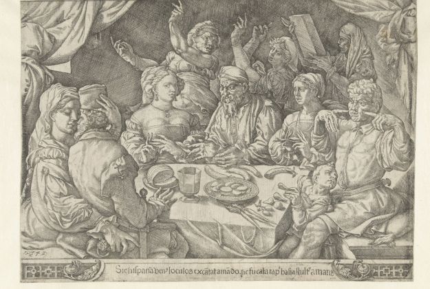 Jan Cornelisz. Vermeyen, Het Spaans bordeel, ets, Antwerpen of Brussel, 1545, Koninklijke Bibliotheek van België, Prentenkabinet, S.II 23411 (1200x806)