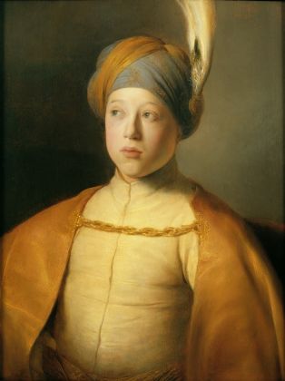 Jan Lievens, Boy in a Cape and Turban (Portrait of Prince Rupert of the Palatinate), ca. 1631 © The Leiden Collection, New York