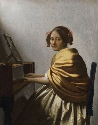 Johannes Vermeer, Young Woman Seated at a Virginal, ca. 1670 72 © The Leiden Collection, New York