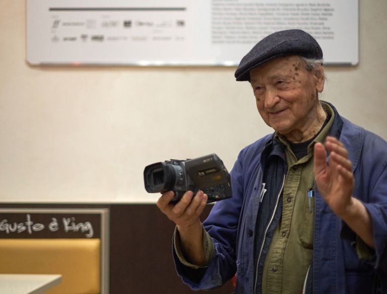 Jonas Mekas, The Internet Saga, Venezia 2015. Courtesy The Internet Saga & Apalazzo Gallery