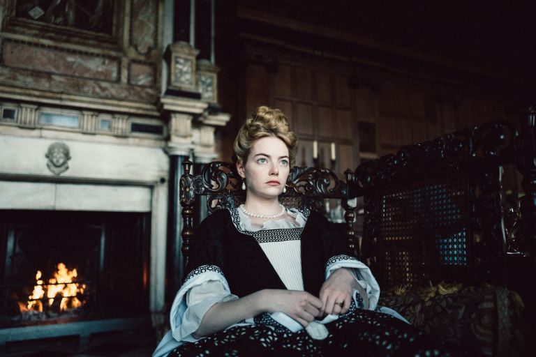 Emma Stone in the film THE FAVOURITE. Photo by Yorgos Lanthimos. © 2018 Twentieth Century Fox Film Corporation All Rights Reserved