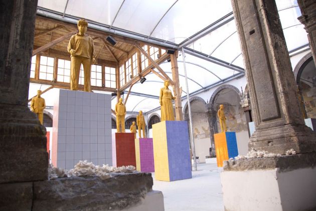 Liu Jianhua. Monumenti. Exhibition view at Made in Cloister, Napoli 2018. Photo Maurizio De Nisi