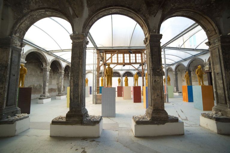 Liu Jianhua. Monumenti. Exhibition view at Made in Cloister, Napoli 2018. Photo Maurizio De Nisi