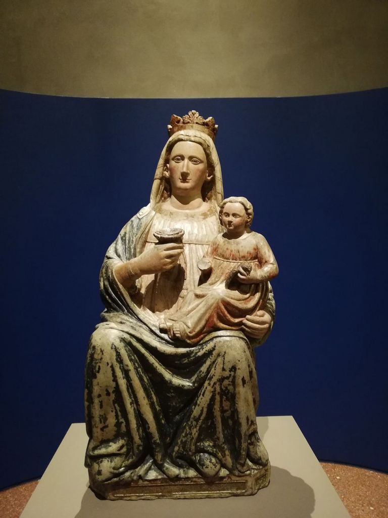 Madonna in blu. Castello del Buonconsiglio, Trento