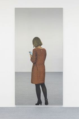 Michelangelo Pistoletto, Smartphone – giovane donna 6 movimenti D, 2018. Photo Nicola Morittu. Courtesy Galleria Giorgio Persano
