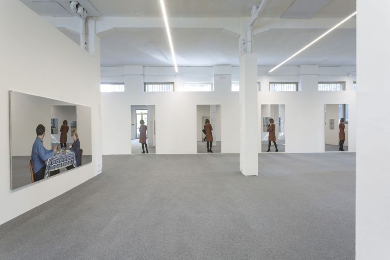 Michelangelo Pistoletto. Comunicazione. Le porte di Cittadellarte. Installation view at Galleria Giorgio Persano, Torino 2018. Photo Nicola Morittu. Courtesy Galleria Giorgio Persano