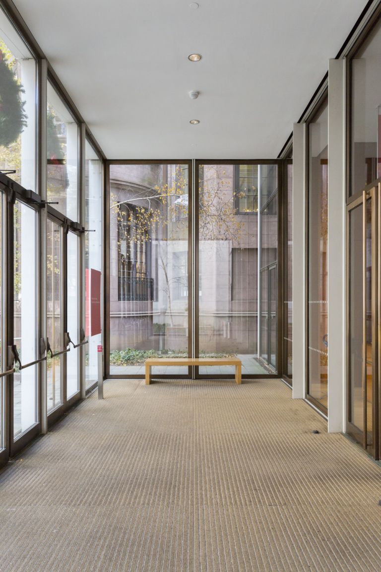 Morgan Library of New York, foto di Giovanna Silva dei quattro edifici in mostra. Courtesy la Triennale di Milano