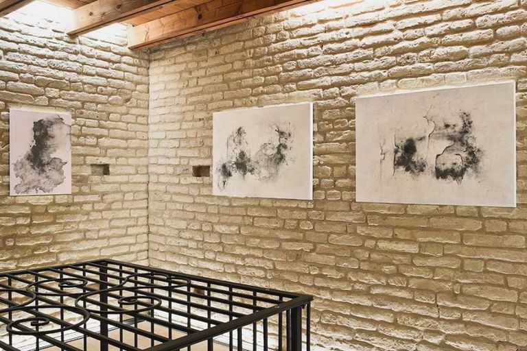 Riccardo Angelini. Pure Graphite. Installation view at TOMAV – Torre di Moresco Centro Arti Visive, 2018. Photo credits Enrico Fabi