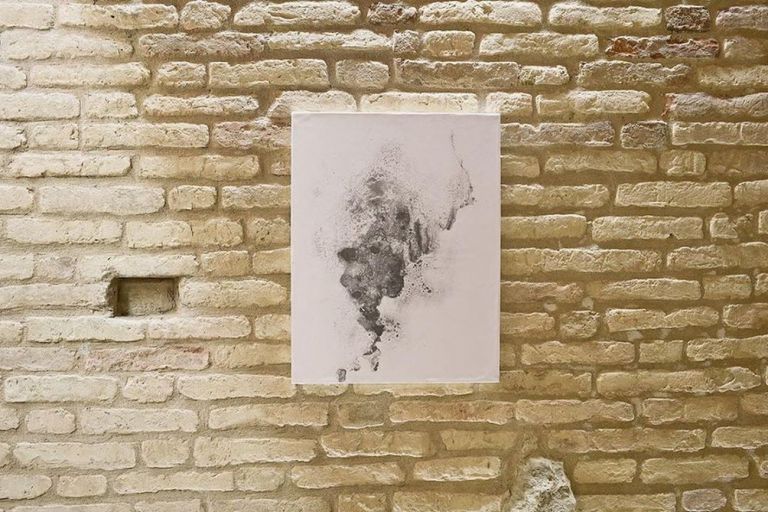 Riccardo Angelini. Pure Graphite. Installation view at TOMAV – Torre di Moresco Centro Arti Visive, 2018. Photo credits Enrico Fabi