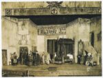 Una scena da La bohème di Giacomo Puccini, 1896