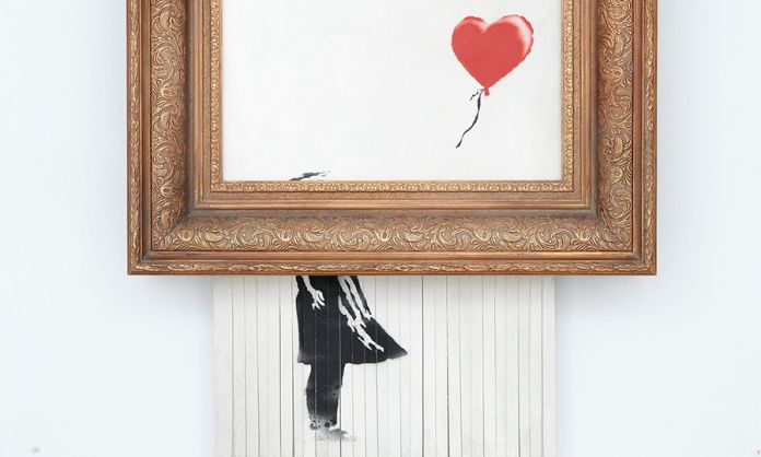 L'opera distrutta di Banksy