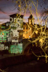 Video mapping sull'Isola Tiberina, foto di Lucilla Loiotile