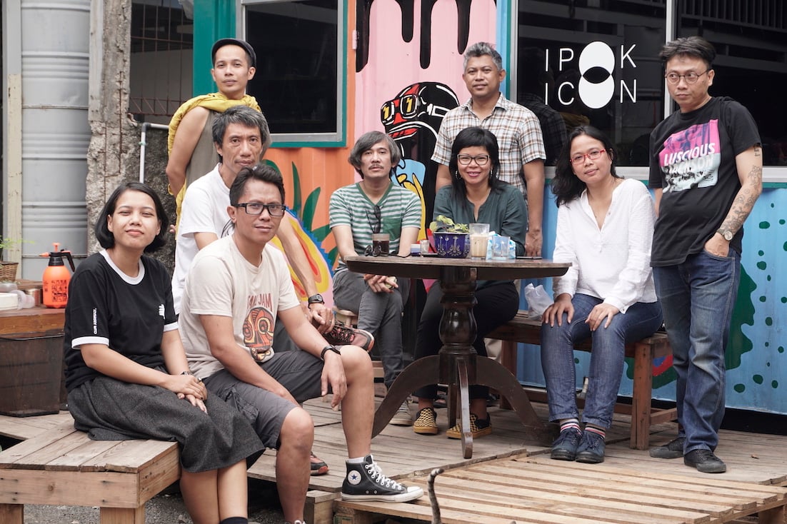 ruangrupa, 2019 Ajeng Nurul Aini, Farid Rakun, Iswanto Hartono, Mirwan Andan, , Indra Ameng, Ade Darmawan, Daniella Fitria Praptono, Julia Sarisetiati, Reza Afisina Photo: Gudskul / Jin Panji