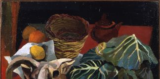 Museo del Novecento Bucranio e foglie di cavolo di Renato Guttuso, 1942, olio su tela