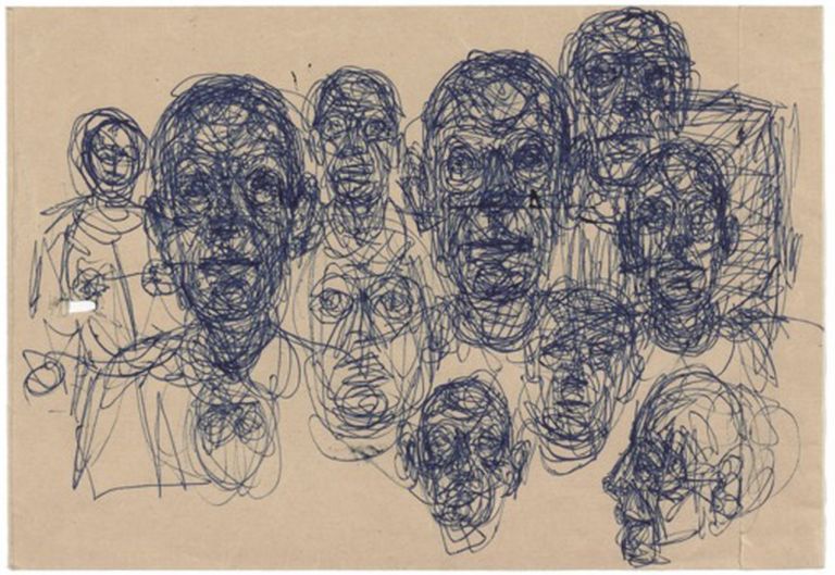 Alberto Giacometti, Têtes, post 1950. Fondation Giacometti, Paris © Succession Alberto Giacometti (Fondation Giacometti, Paris + ADAGP, Paris) 2019