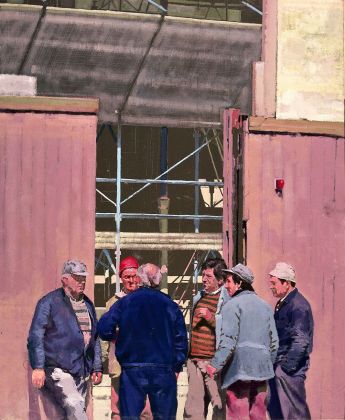 Alessandro Scarabello, Meritato Respiro, 2000, olio su tela, cm 73x90. Collezione privata, Roma