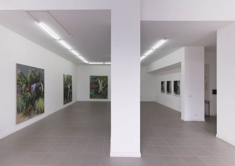 Alessandro Scarabello, The Garden of Phersu, 2016. Installation view at The Gallery Apart, Roma. Photo Giorgio Benni