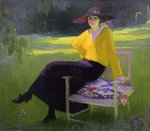 Amedeo Bocchi, Nel parco, 1919. Roma, Galleria d’Arte Moderna