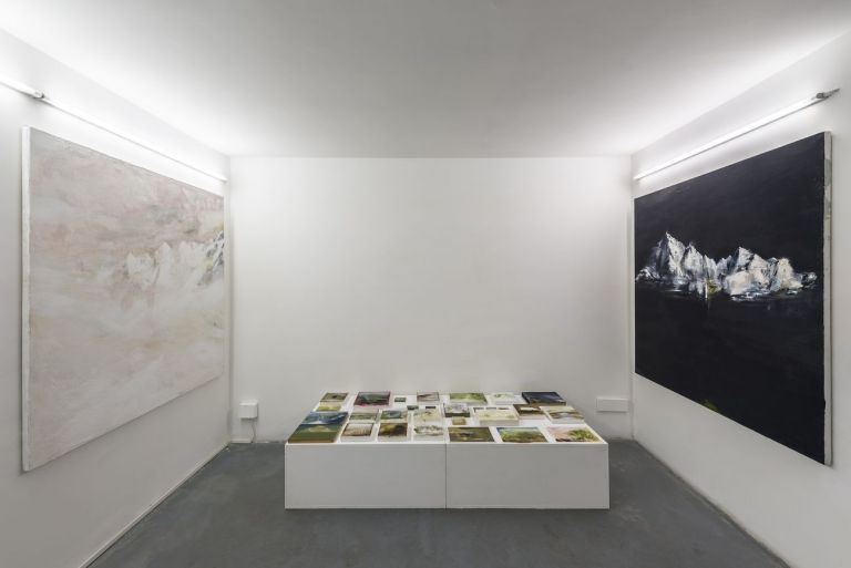 Angelo Bellobono. Linea Appennino 1201. Exhibition view at AlbumArte, Roma 2019. Photo Sebastiano Luciano