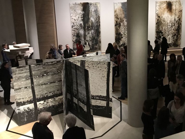 Anselm Kiefer. Livres et xylographies. Exhibition view at Fondation Jan Michalski, Montricher 2019. Photo © Agence du Lion d’Or, Perroy