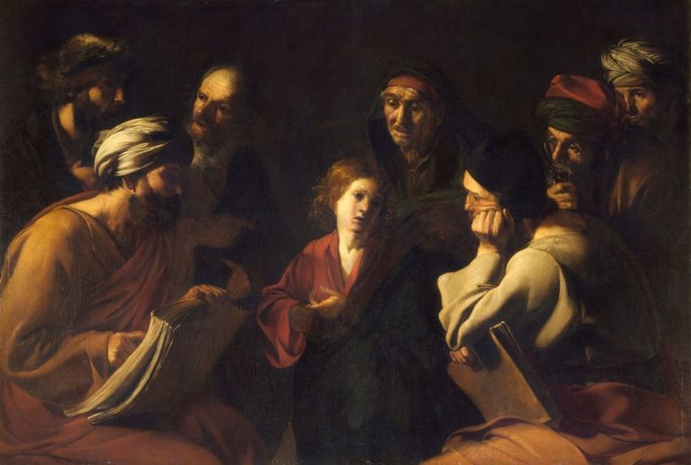 Bartolomeo Manfredi, Cristo e gli scribi, 1618, Galleria degli Uffizi, Firenze © Galleria degli Uffizi, Firenze