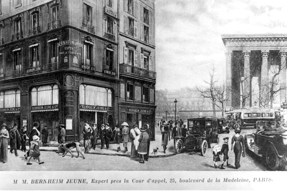 Galerie Bernheim-Jeune, Parigi 1910. Fonte Wikimedia Commons