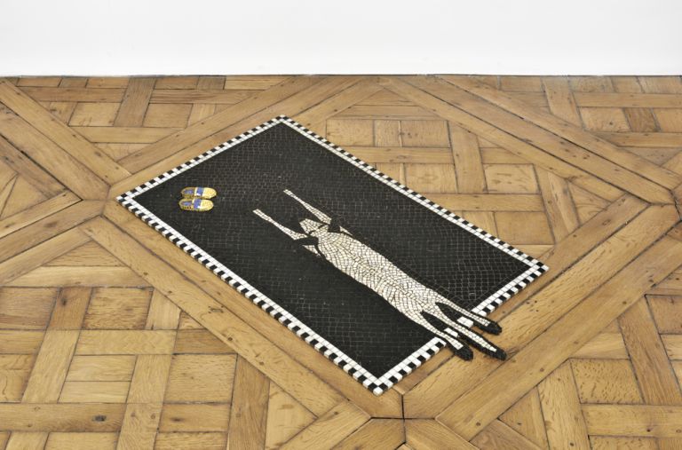 Cinzia Ruggeri Adozione verticale (Vertical Adoption), 2005 Ravenna mosaic 70 x 100 cm / 27 9/16 x 39 3/8 inches Courtesy of the artist and Campoli Presti, London / Paris