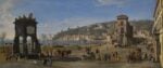 Caspar van Wittel, Napoli, Riviera di Chiaia, 1710-20. Courtesy Lampronti Gallery