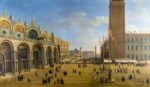 Caspar van Wittel, Piazza San Marco, 1700 ca. Casa Medinaceli, Siviglia