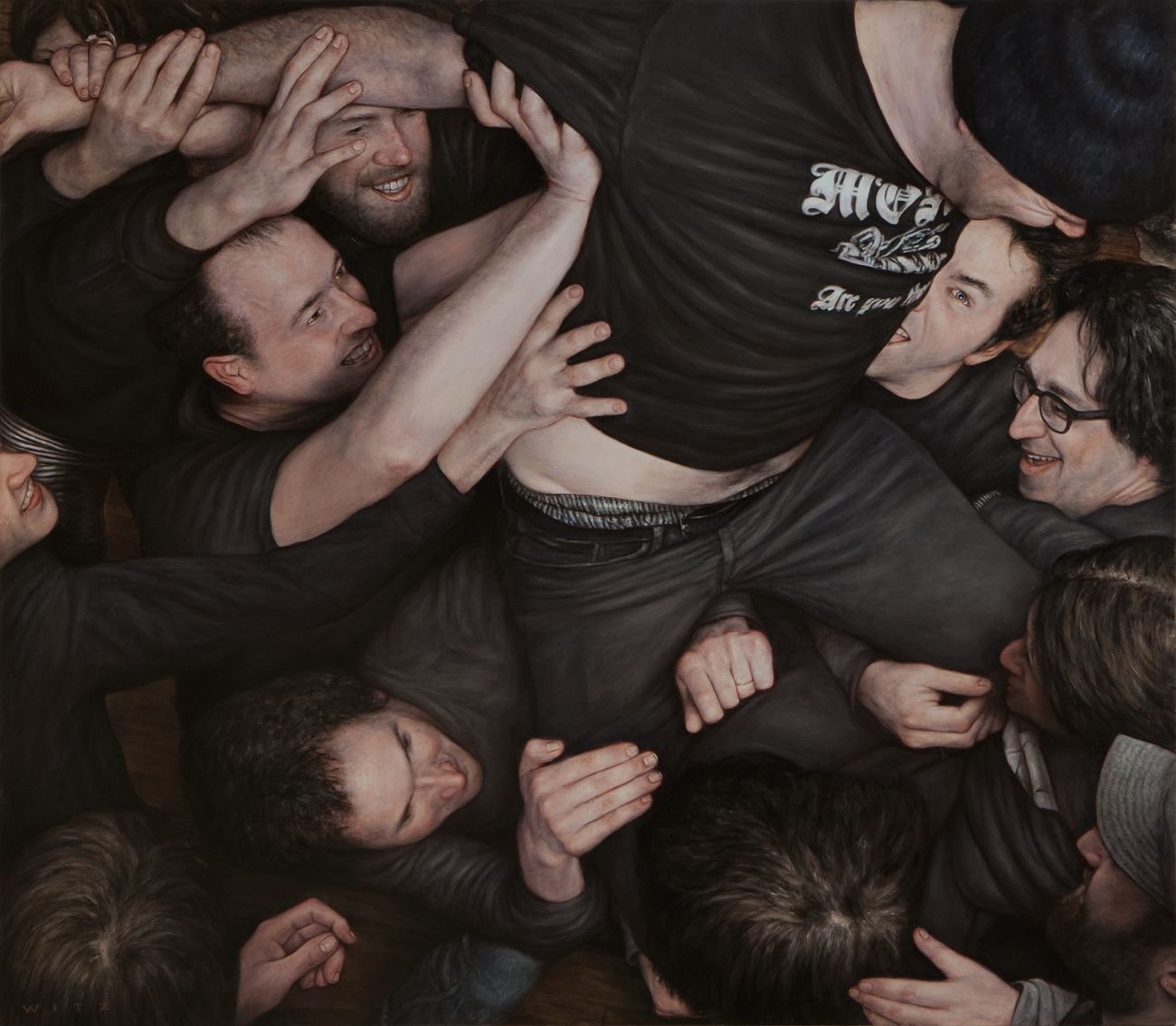 Dan Witz, Scrum V (Commercial st), 2017