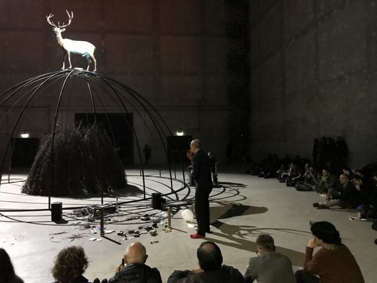 David Toop live al Pirelli HangarBicocca, Milano, ph Bianca Felicori