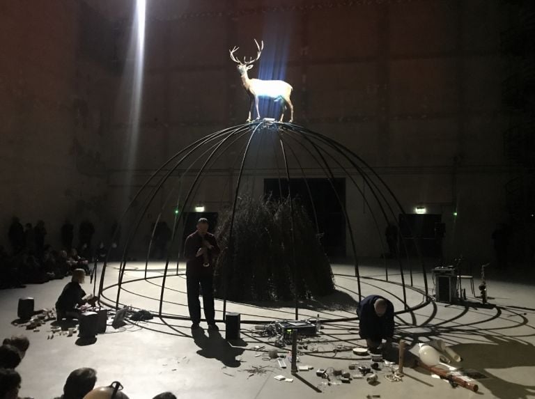 David Toop live al Pirelli HangarBicocca, Milano, ph Bianca Felicori